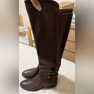 Vince Camuto Elegant Brown Riding Boots